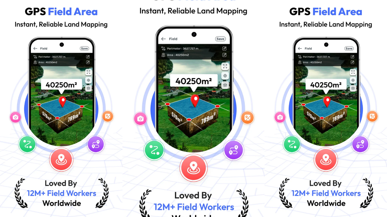 FieldCalc - GPS Area Measure screenshot 1