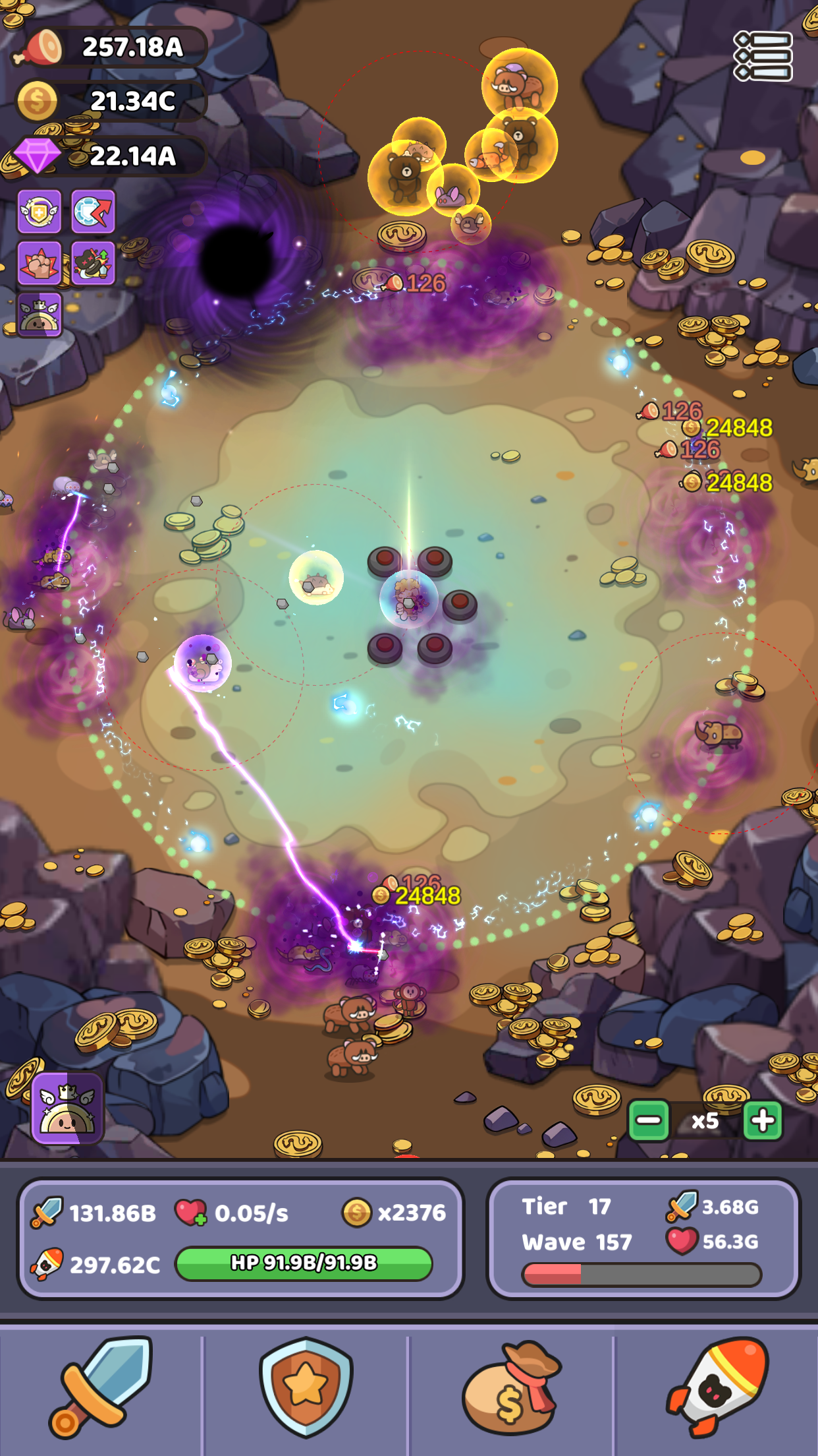 Wild Survival - Idle Defense screenshot 4