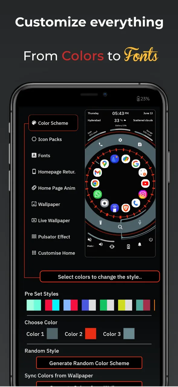 Orbit Launcher - Scifi Theme screenshot 5