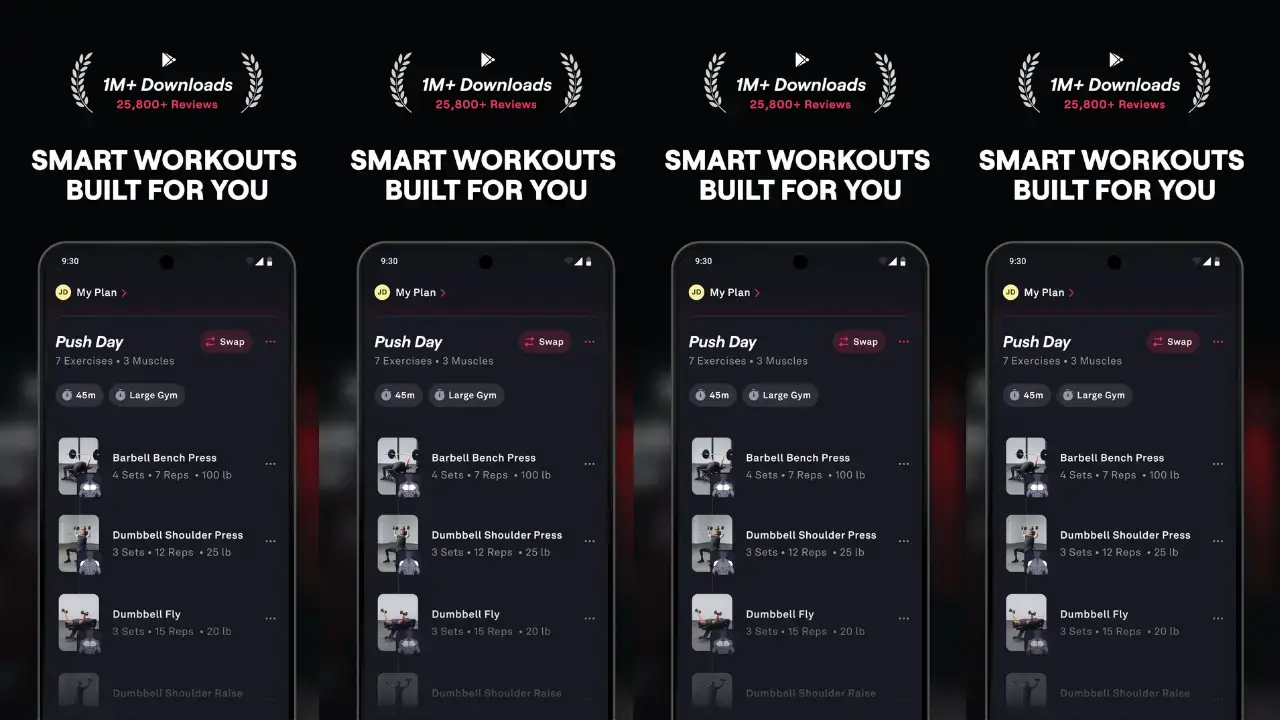 Fitbod: Workout & Gym Planner screenshot 1