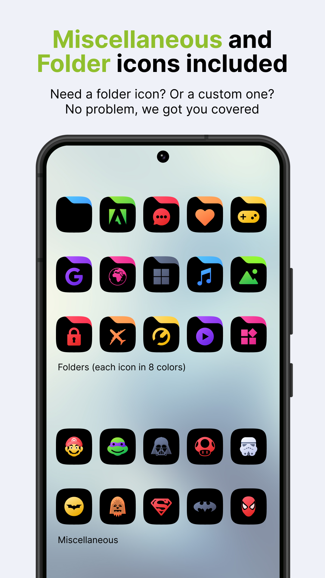Ares Black: Dark Icon Pack screenshot 4