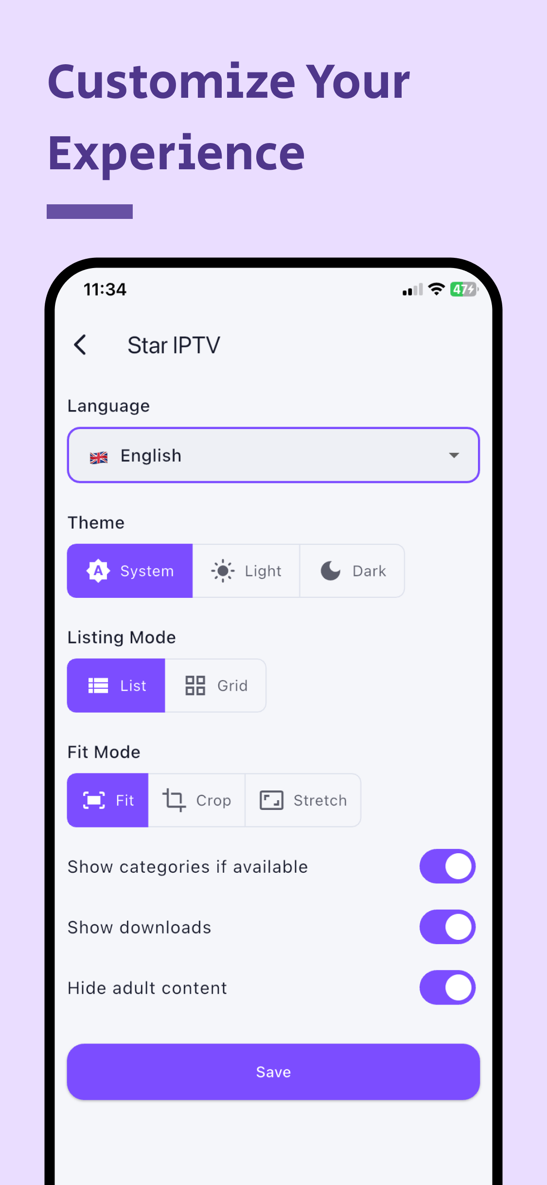 Star IPTV screenshot 3