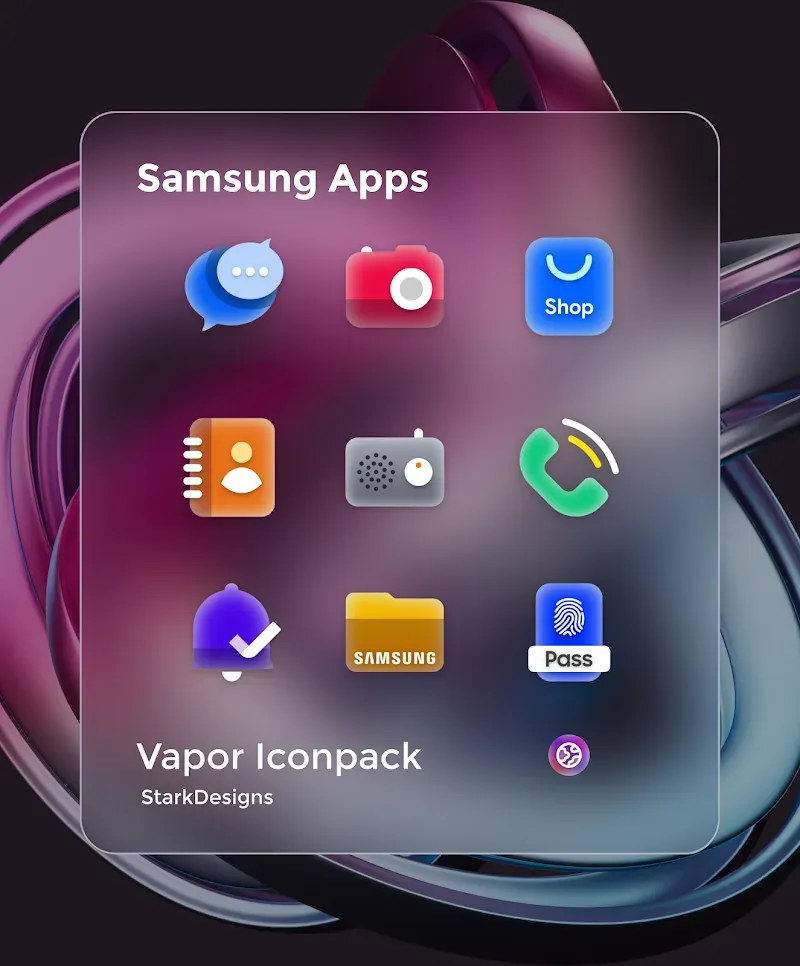 Vapor Iconpack screenshot 5