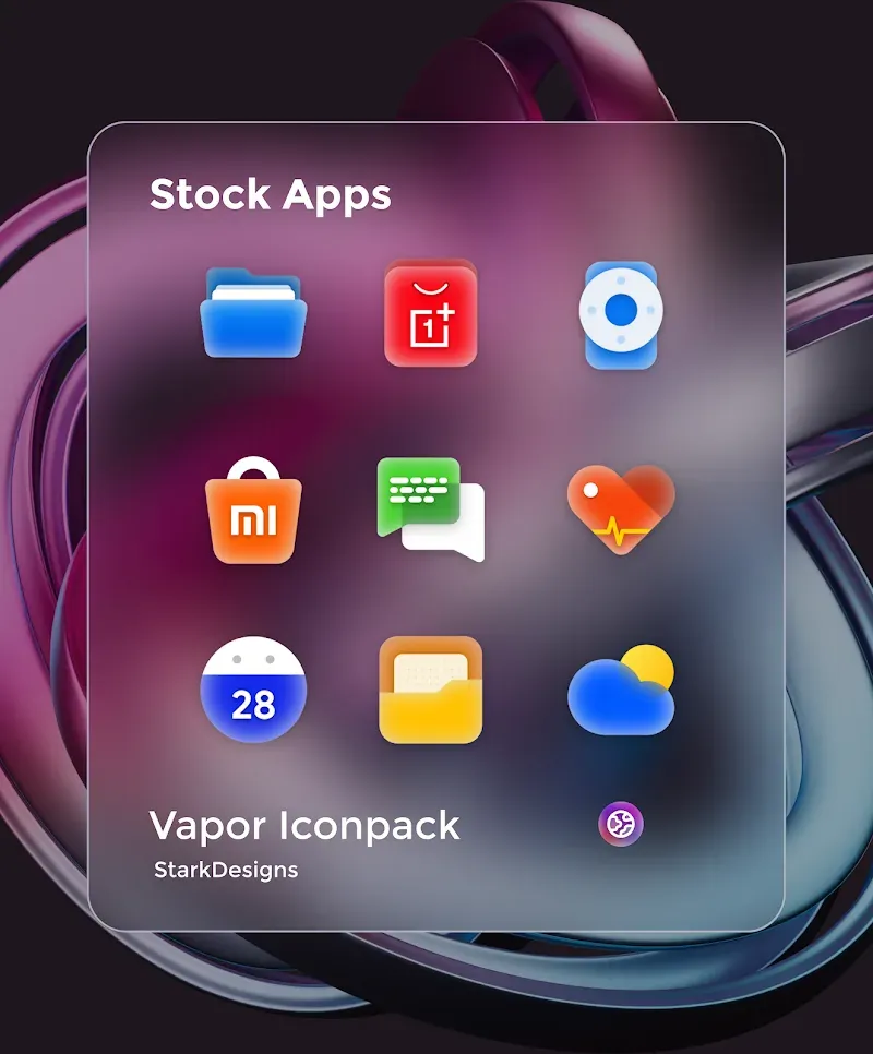Vapor Iconpack screenshot 4
