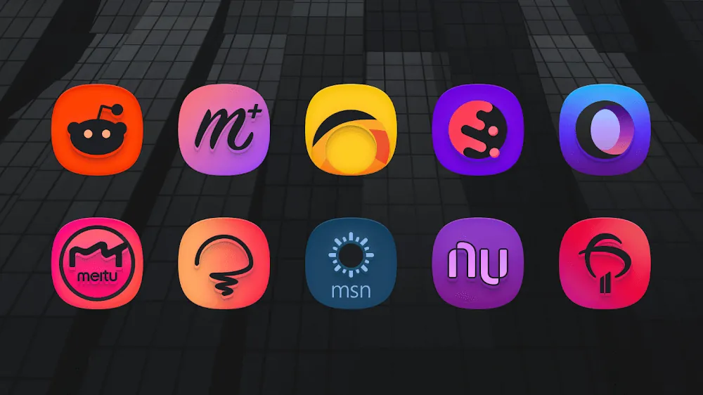 SuperBlack Icon Pack screenshot 6