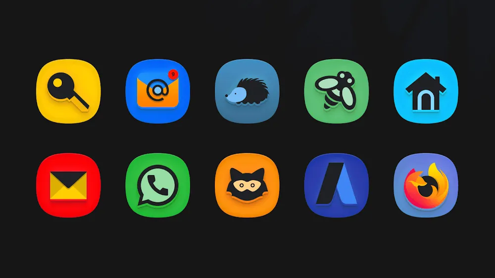 SuperBlack Icon Pack screenshot 7