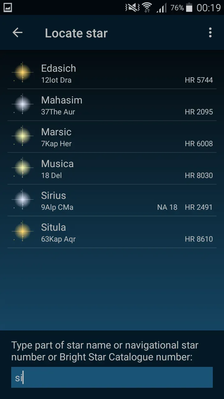Astrolapp Live Sky Map screenshot 5