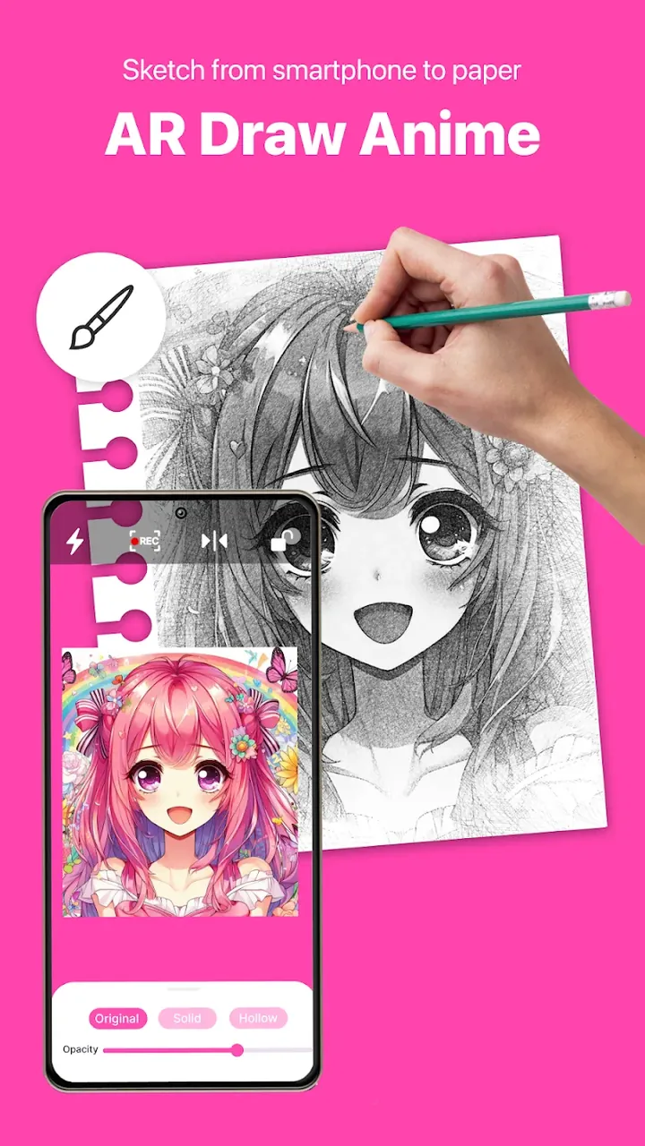 Draw Anime Sketch screenshot 2