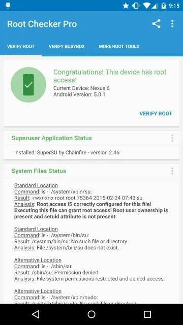 Root Checker Pro screenshot 2