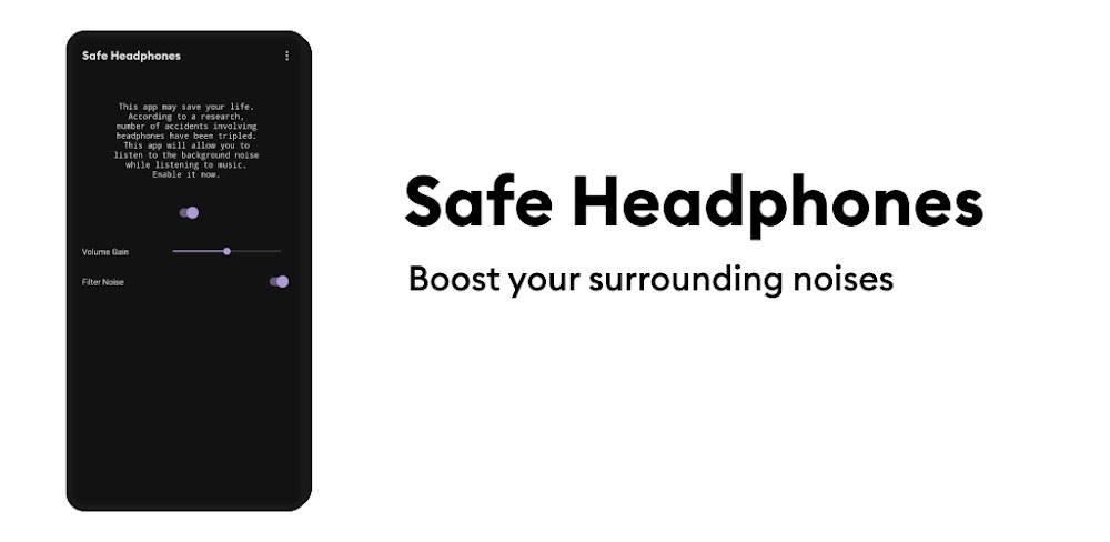 Safe Headphones: hear clearly screenshot 1