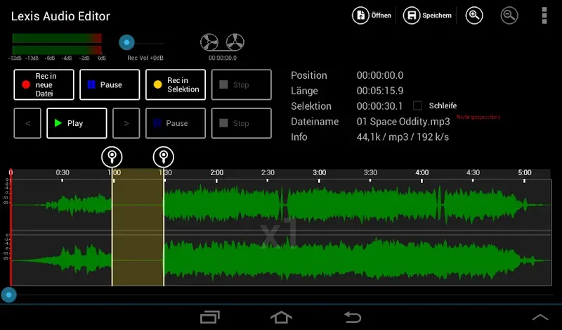 Lexis Audio Editor audio mixing workstation