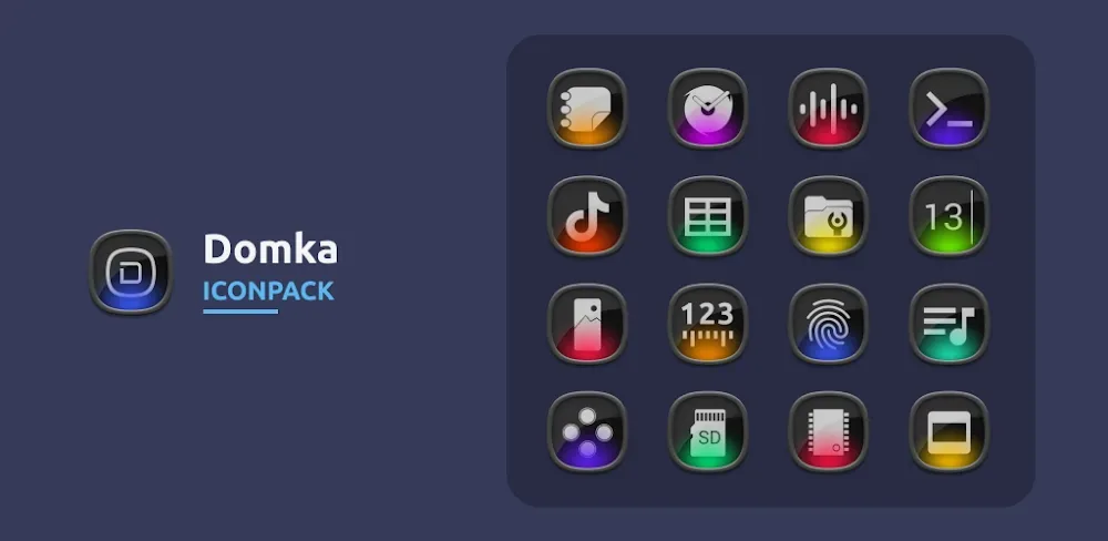 Domka icon pack screenshot 1