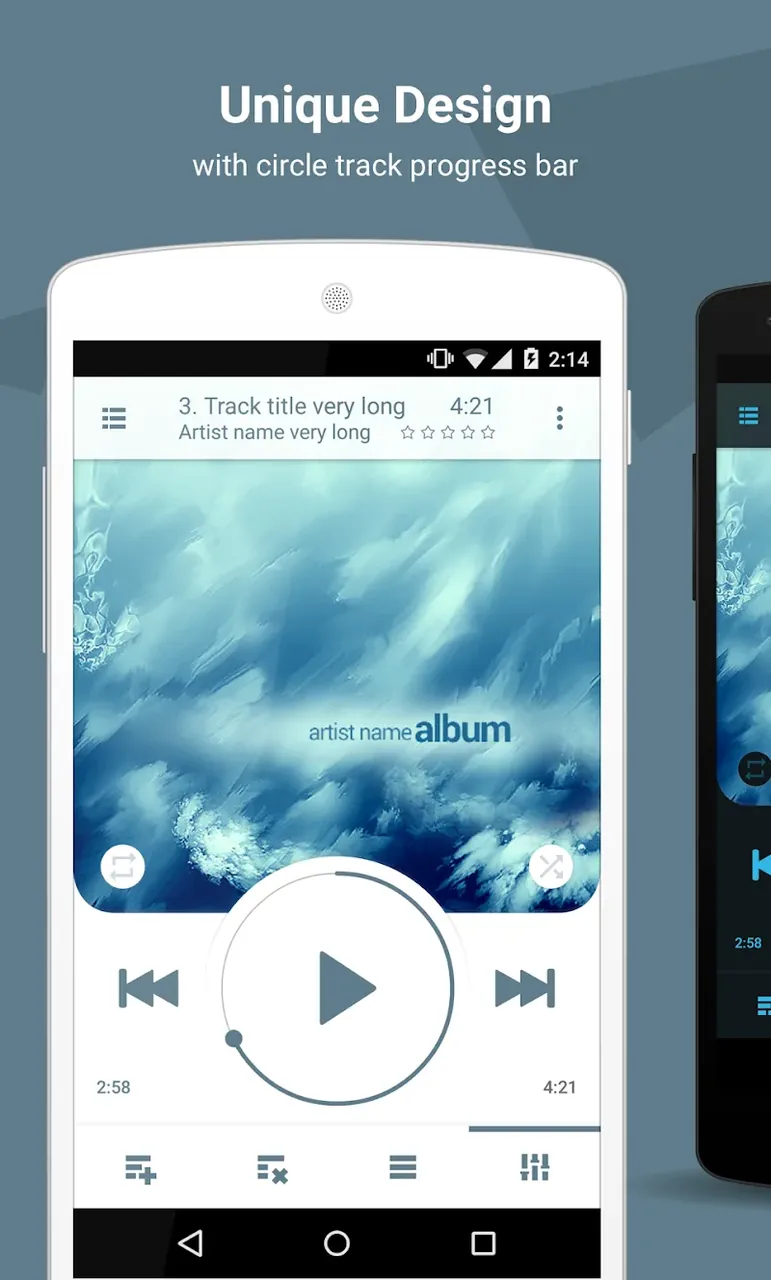 NRG Player music screenshot 2