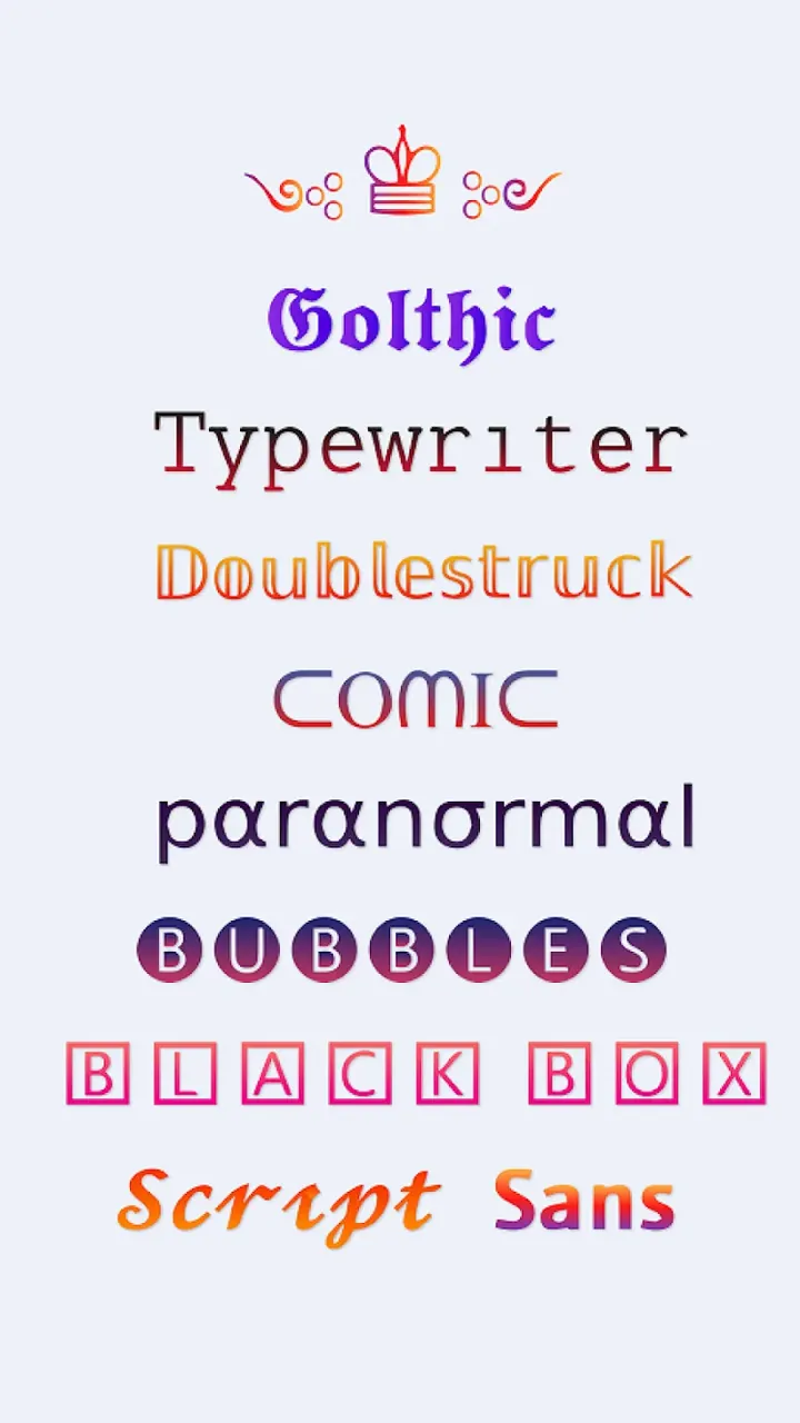 Fonts - Fancy Fonts Art screenshot 2
