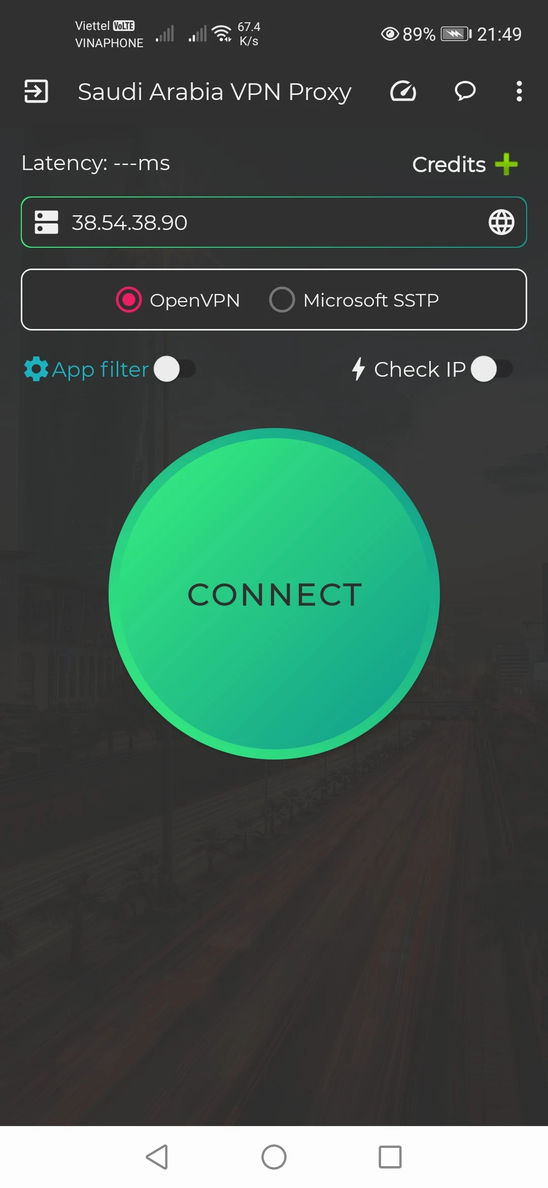 Saudi Arabia VPN - Middle East screenshot 2