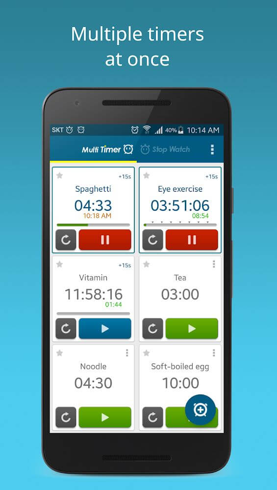 Multi Timer StopWatch screenshot 2