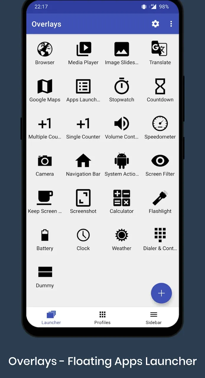 Overlays - Floating Launcher screenshot 2