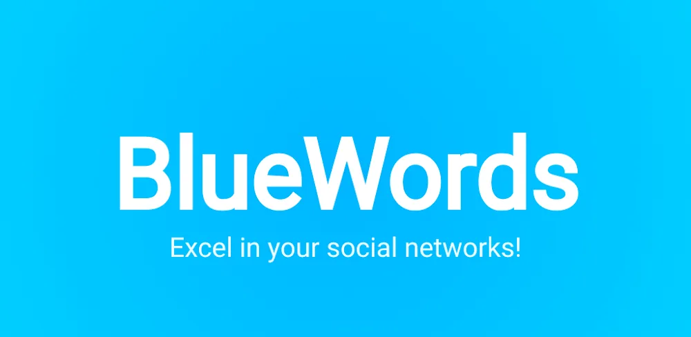 Blue Words screenshot 1