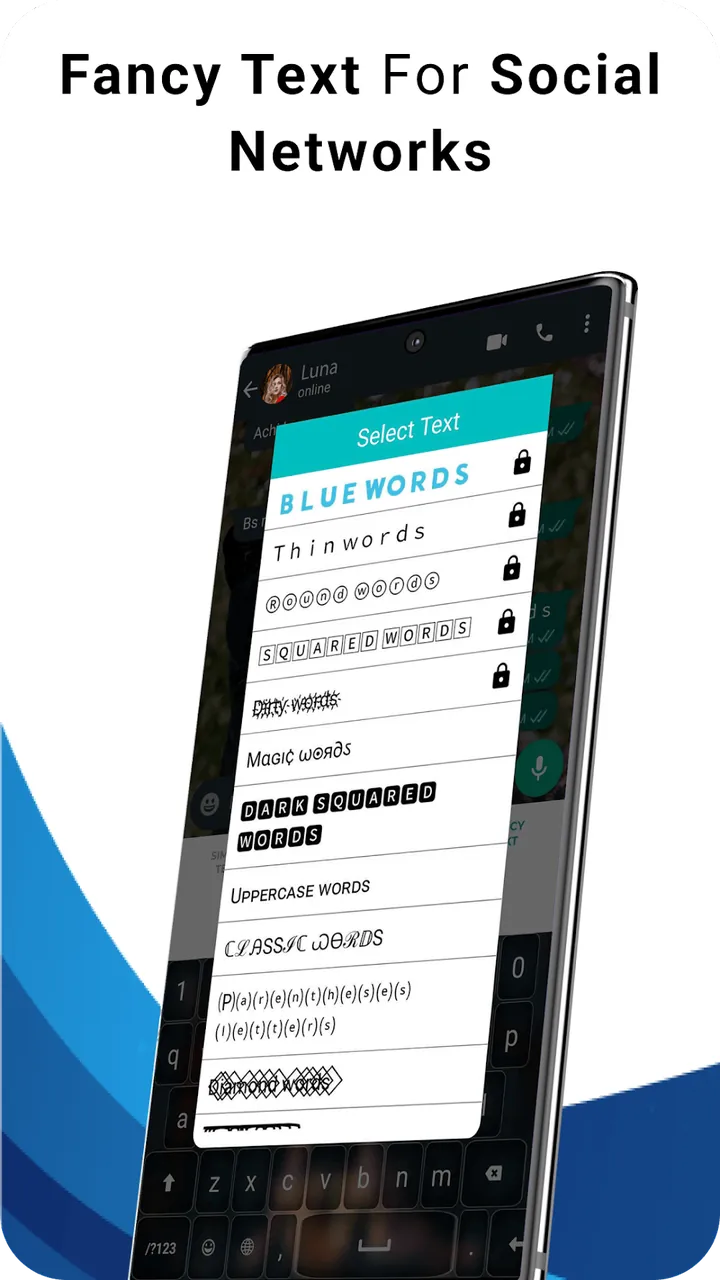 Blue Words screenshot 4