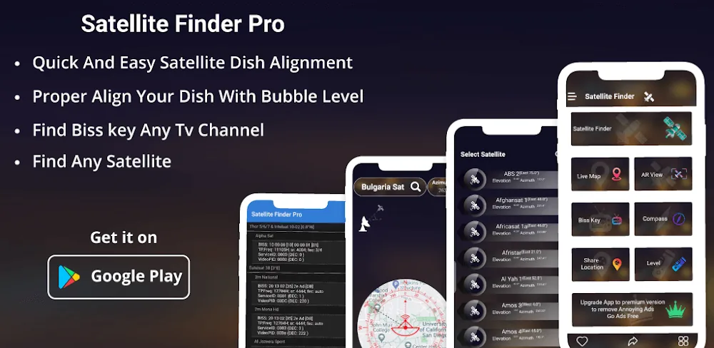 Satellite Finder Pro screenshot 1