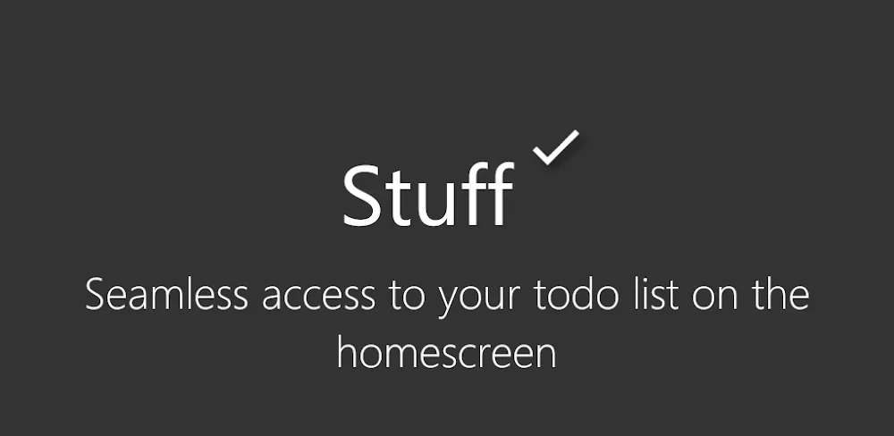 Stuff - To Do List Widget screenshot 1