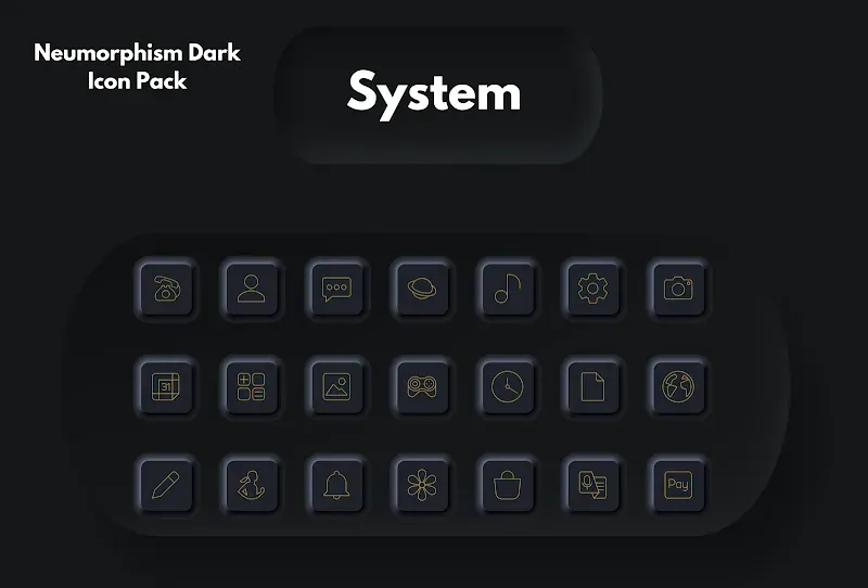 Neumorphism Icon Pack screenshot 3
