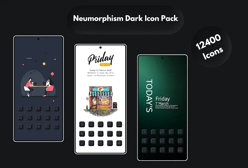 Neumorphism Icon Pack screenshot 2