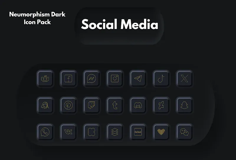 Neumorphism Icon Pack screenshot 5