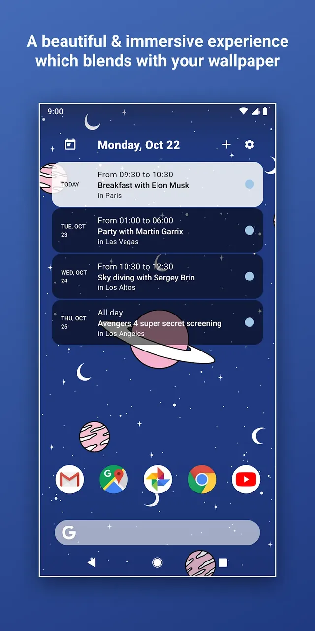 Calendar Widget Agenda Planner screenshot 4