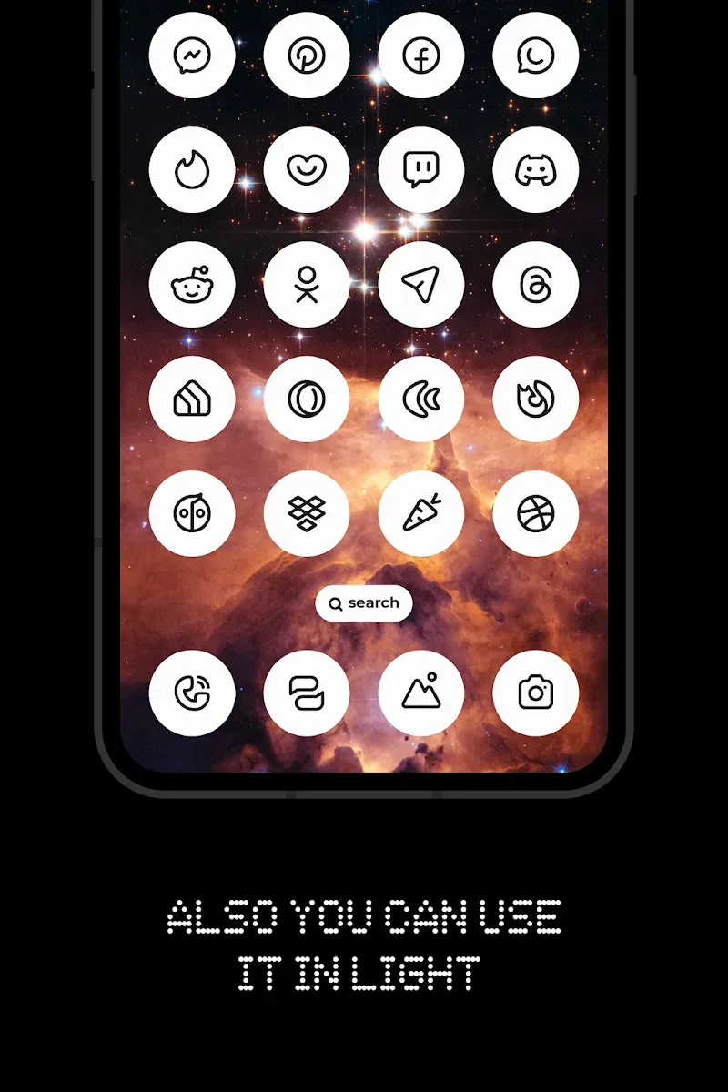 Nothing Line: Adaptive icons screenshot 4