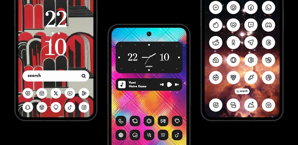 Nothing Line: Adaptive icons screenshot 1