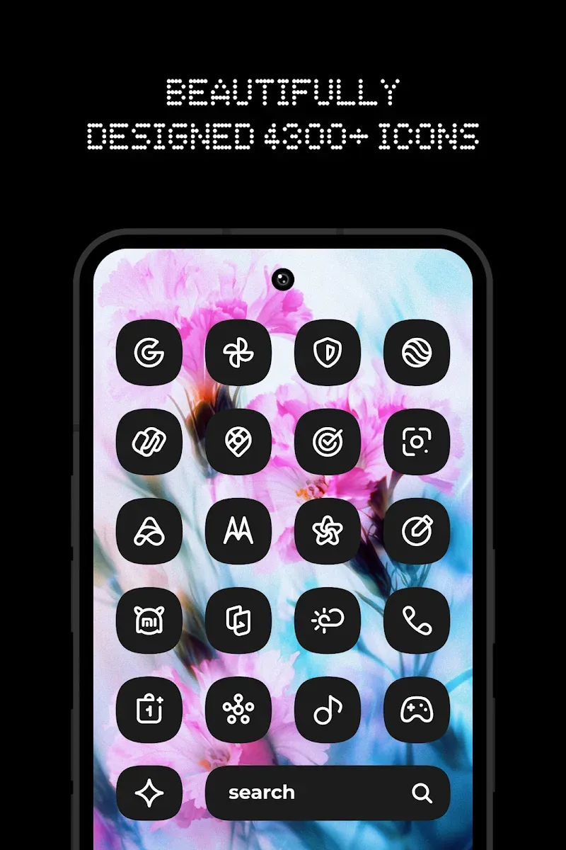 Nothing Line: Adaptive icons screenshot 3