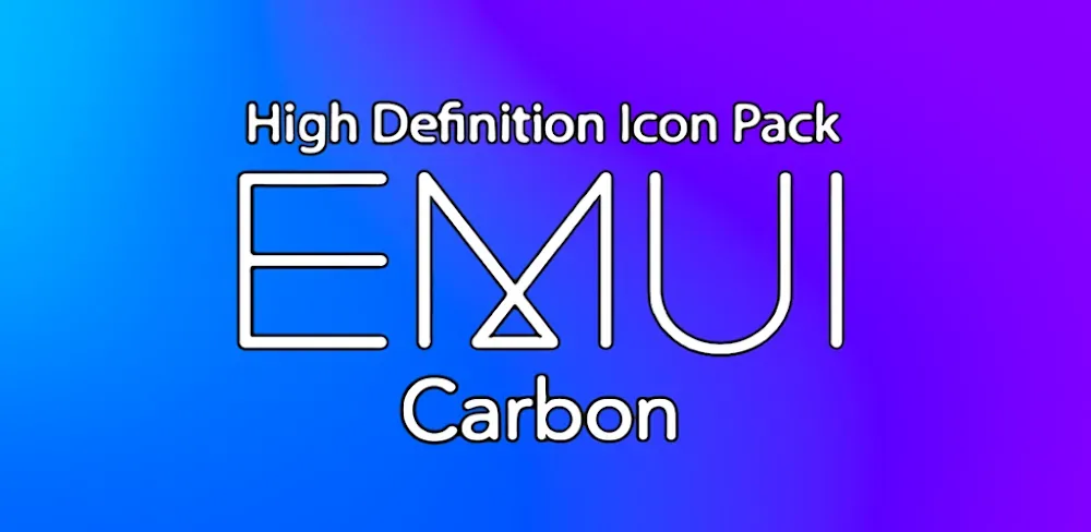 Emui Carbon - Icon Pack screenshot 1
