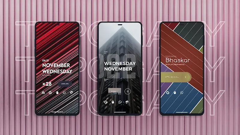 Typogacy KWGT screenshot 2