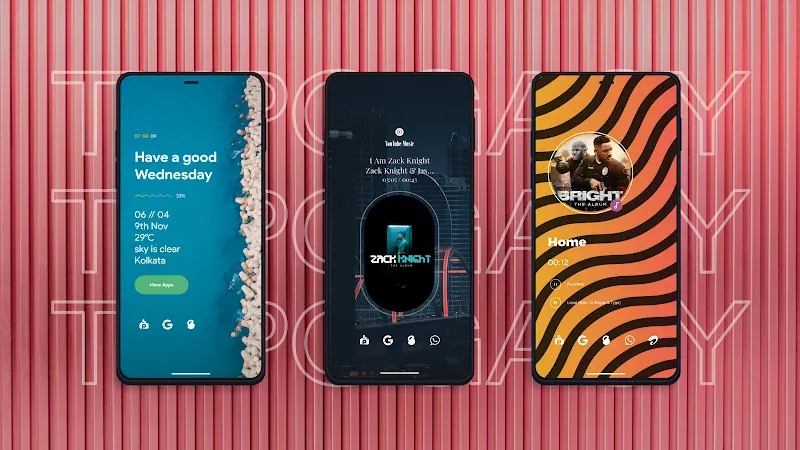 Typogacy KWGT screenshot 6