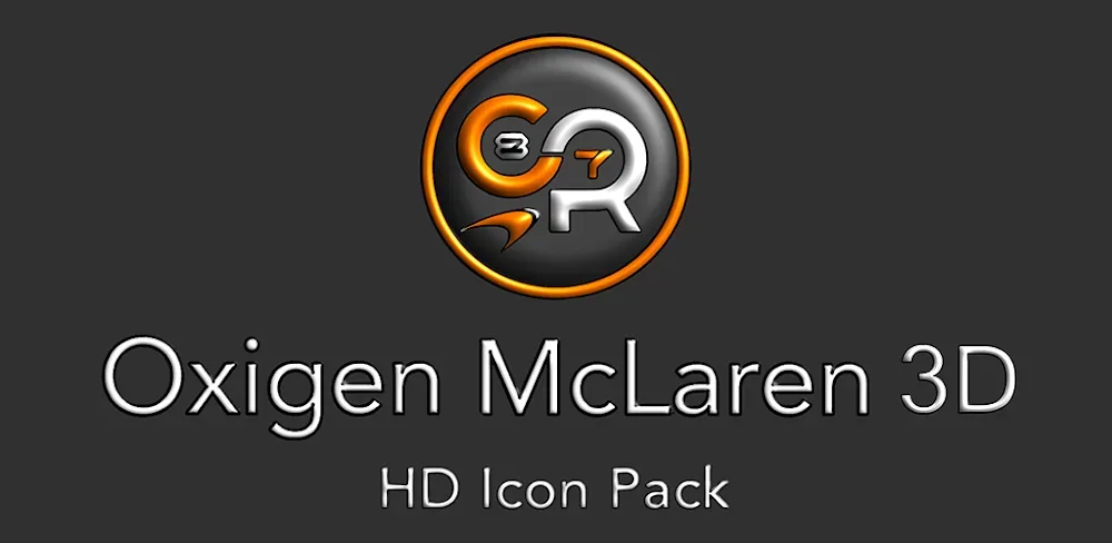 Oxigen McLaren 3D - Icon Pack screenshot 1