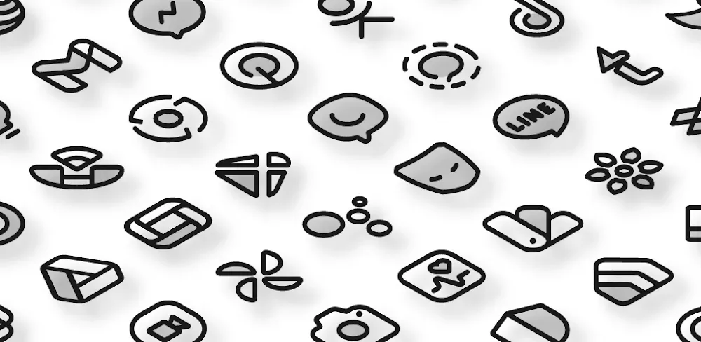 PHANTOM BLACK: Two Tone Icons screenshot 1