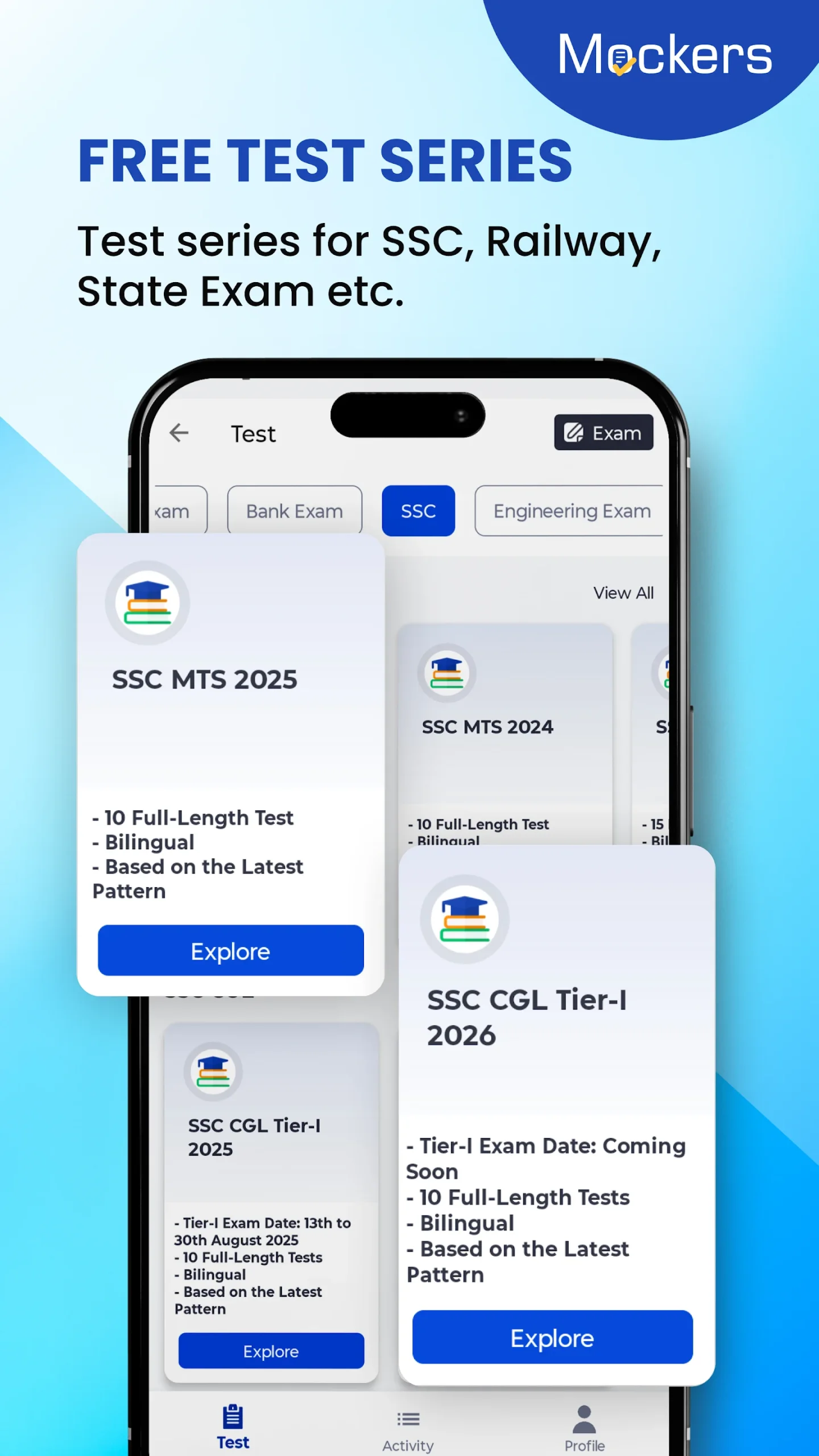 Mock Test,Test Series-Mockers screenshot 3