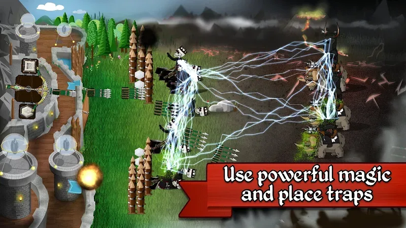 Grim Defender: Castle Defense gameplay screenshot 5