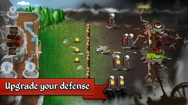 Grim Defender: Castle Defense gameplay screenshot 3