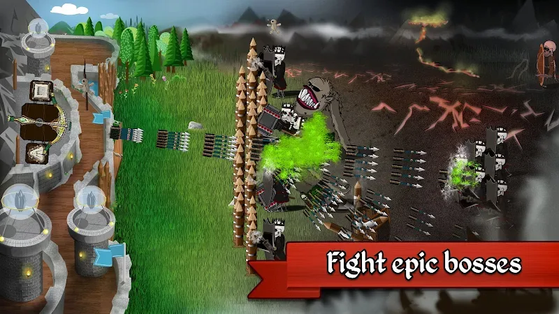 Grim Defender: Castle Defense gameplay screenshot 4