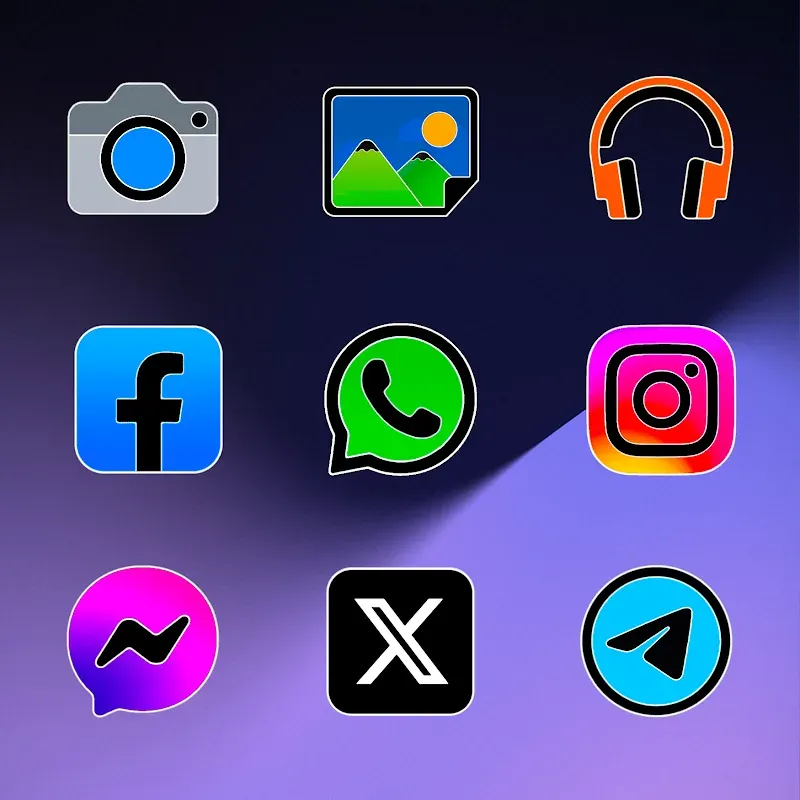 Pixly Limitless Fluo Icon Pack screenshot 4