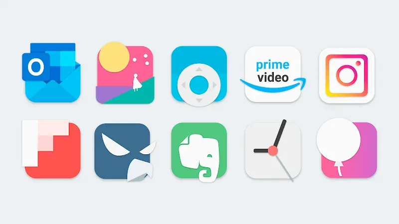 Flat Evo - Icon Pack screenshot 5