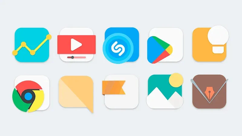 Flat Evo - Icon Pack screenshot 3