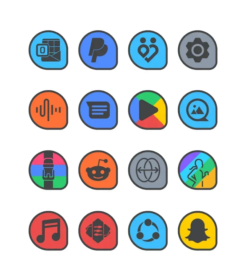 Drop Dark - Icon Pack screenshot 4