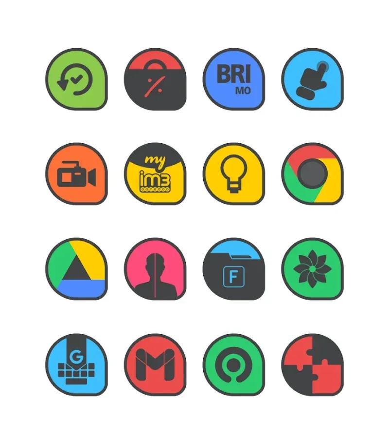 Drop Dark - Icon Pack screenshot 2