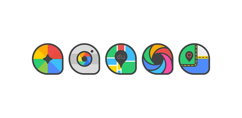 Drop Dark - Icon Pack screenshot 1