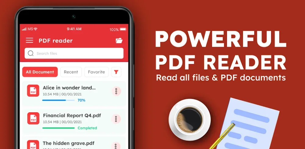 EasyPDF - All PDF Reader screenshot 1