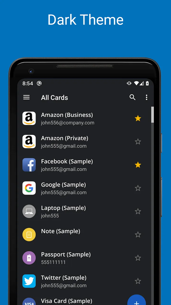 Password Manager SafeInCloud screenshot 6