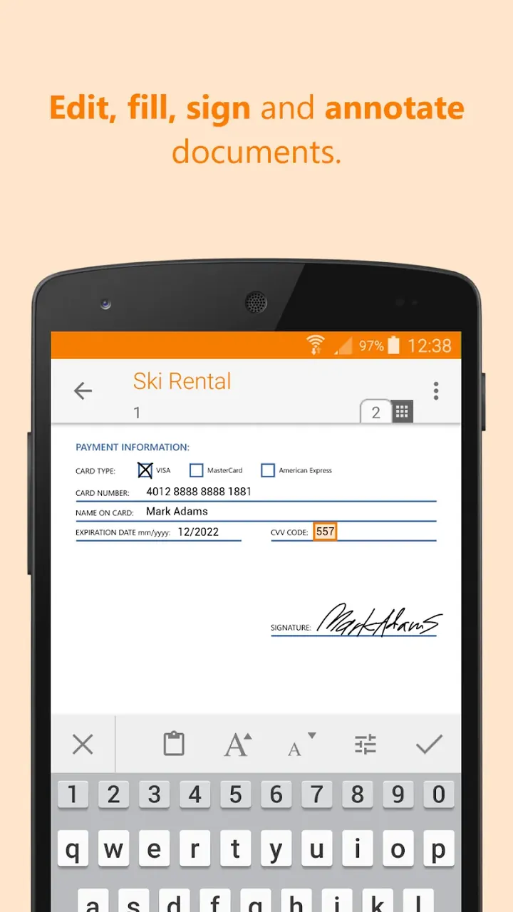 ScanWritr Pro: docs, scan, fax screenshot 4